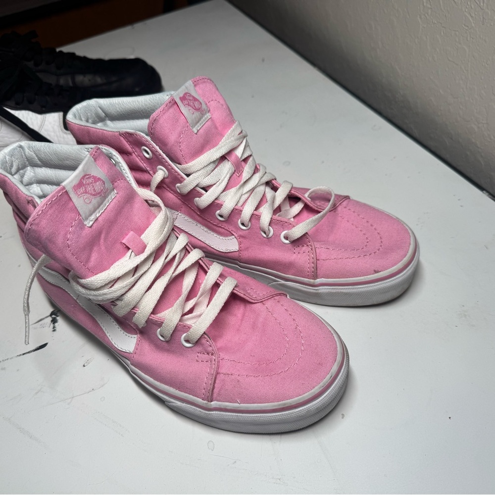 Pink High-Top Vans